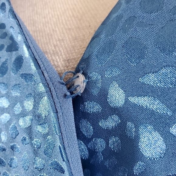 Nwt Rebecca Minkoff XS Mary Cadet Blue Wrap Dress - Picture 5 of 12